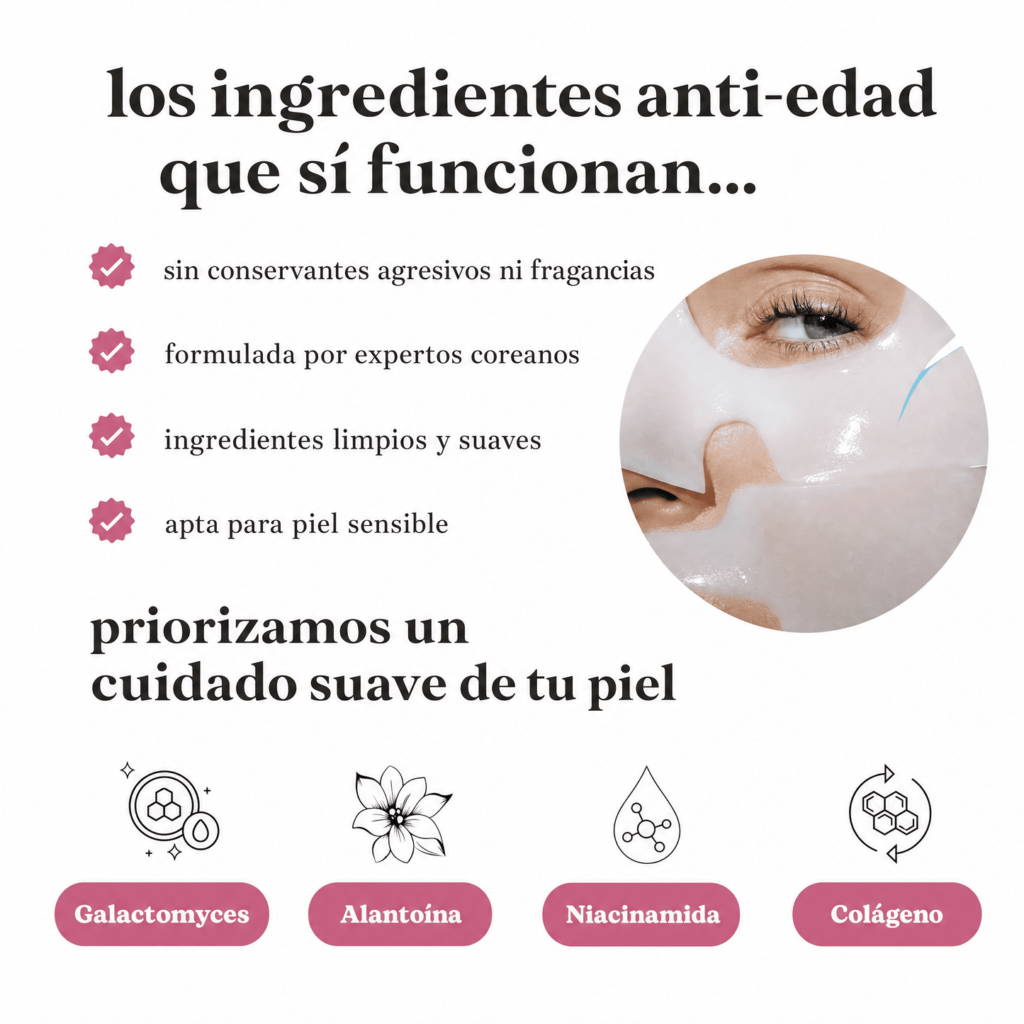 Máscara de Colágeno Rejuvenecedora LUME